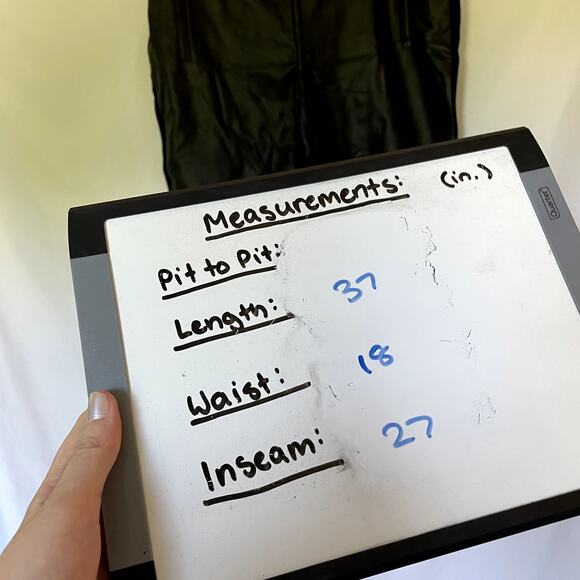 Chico's leather knit pants women's size 2.5 XL rayon trousers pockets unique - Picture 3 of 7